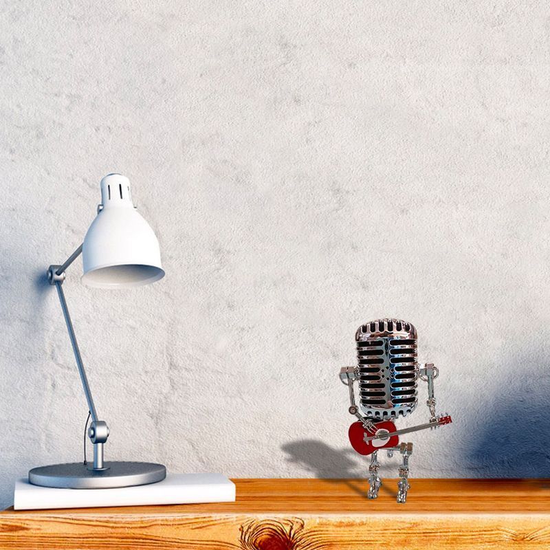 Vintage Microphone Robot Lamp1.jpg