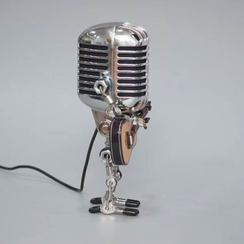 Vintage Microphone Robot Lamp4.jpg