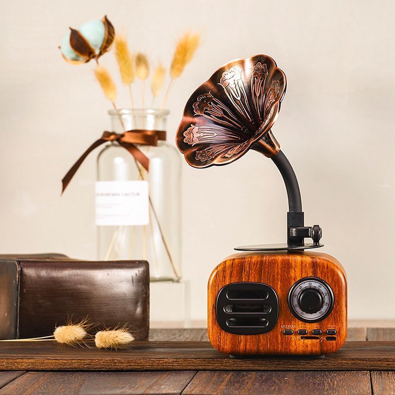 Speaker Retro Wood Portable Box Wireless4.jpg